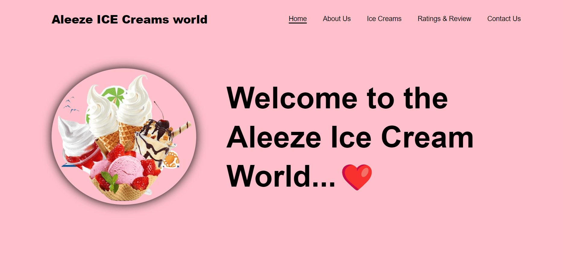 Ice Cream Project